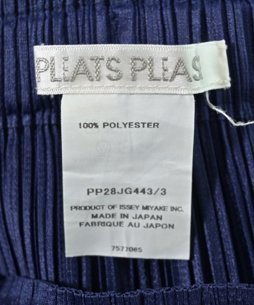 PLEATS PLEASE（プリーツプリーズ）ロング・マキシ丈スカート 紺 サイズ:3(M位) レディース/2200702852152