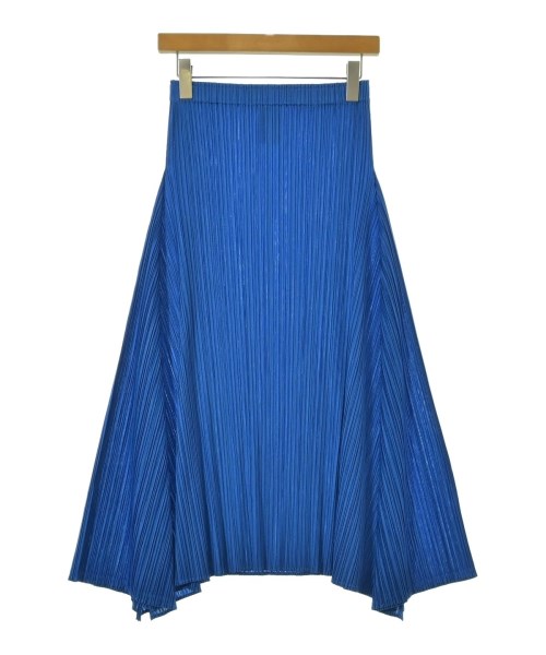 PLEATS PLEASE(プリーツプリーズ)ロング・マキシ丈スカート 青 サイズ:-(S位)/2200702852251