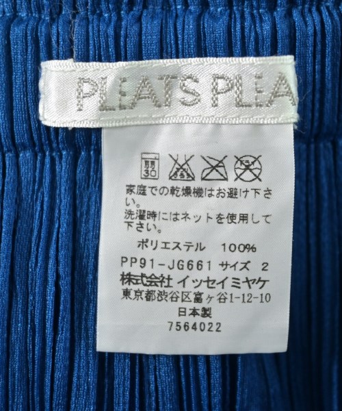 PLEATS PLEASE（プリーツプリーズ）ロング・マキシ丈スカート 青 サイズ:2(M位) レディース/2200702860140