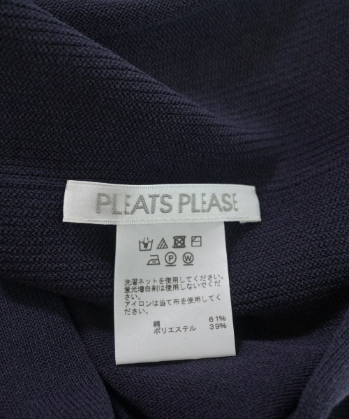 PLEATS PLEASE（プリーツプリーズ）ニット・セーター 紺 サイズ:3(L位) レディース/2200704013100