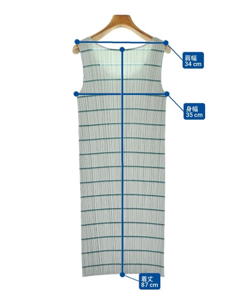 PLEATS PLEASE（プリーツプリーズ）ワンピース グレー サイズ:2(M位) レディース/2200702182051