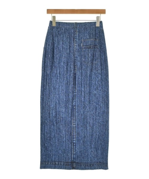 PLEATS PLEASE（プリーツプリーズ）ロング・マキシ丈スカート 青 サイズ:3(L位) レディース/2200704425095