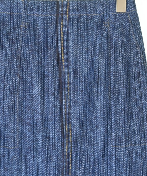 PLEATS PLEASE（プリーツプリーズ）ロング・マキシ丈スカート 青 サイズ:3(L位) レディース/2200704425095