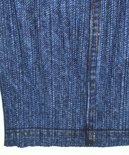 PLEATS PLEASE（プリーツプリーズ）ロング・マキシ丈スカート 青 サイズ:3(L位) レディース/2200704425095