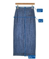 PLEATS PLEASE（プリーツプリーズ）ロング・マキシ丈スカート 青 サイズ:3(L位) レディース/2200704425095