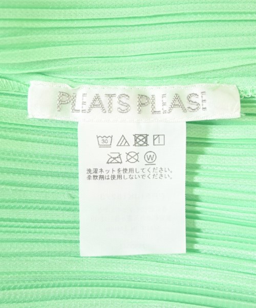 PLEATS PLEASE（プリーツプリーズ）カジュアルシャツ 緑 サイズ:3(L位) レディース/2200704712010