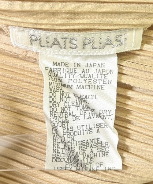 PLEATS PLEASE（プリーツプリーズ）ブラウス ベージュ サイズ:3(L位) レディース/2200704721043