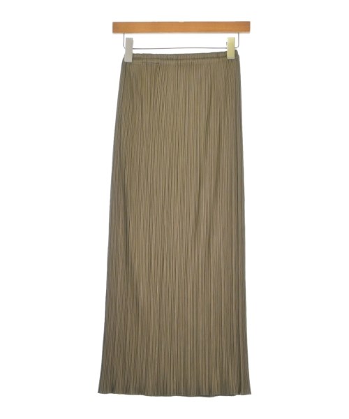 PLEATS PLEASE（プリーツプリーズ）ロング・マキシ丈スカート カーキ サイズ:2(M位) レディース/2200704916043