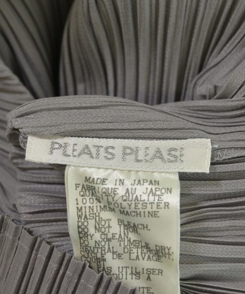 PLEATS PLEASE（プリーツプリーズ）カジュアルシャツ グレー サイズ:3(L位) レディース/2200705881074