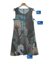 PLEATS PLEASE（プリーツプリーズ）ワンピース 茶 サイズ:4(XL位) レディース/2200706038026