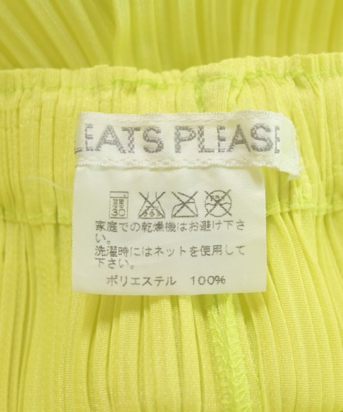 PLEATS PLEASE（プリーツプリーズ）ロング・マキシ丈スカート 黄 サイズ:1(S位) レディース/2200704517028