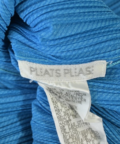 PLEATS PLEASE（プリーツプリーズ）カジュアルシャツ 青 サイズ:3(L位) レディース/2200705065054
