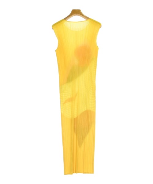 PLEATS PLEASE（プリーツプリーズ）ワンピース 黄 サイズ:-(M位) レディース/2200708119013
