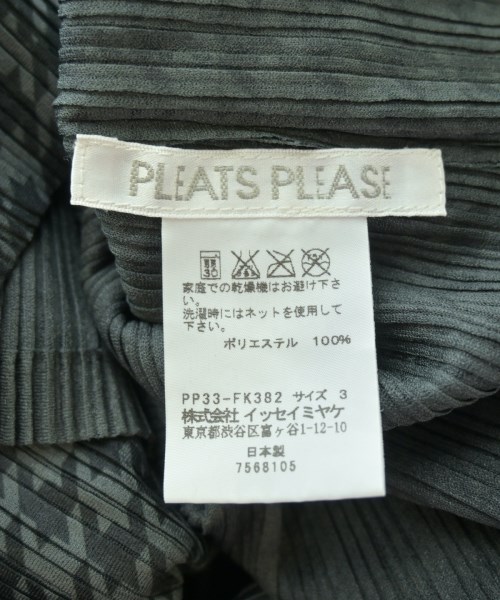 PLEATS PLEASE（プリーツプリーズ）ブラウス グレー サイズ:3(L位) レディース/2200708222096