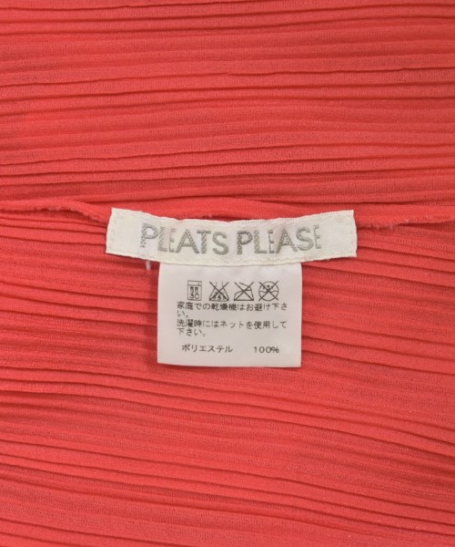 PLEATS PLEASE（プリーツプリーズ）カジュアルシャツ 赤 サイズ:3(L位) レディース/2200709980087