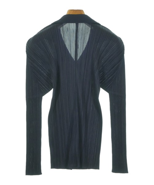 PLEATS PLEASE（プリーツプリーズ）カジュアルシャツ 紺 サイズ:3(L位) レディース/2200659818072