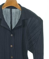 PLEATS PLEASE（プリーツプリーズ）カジュアルシャツ 紺 サイズ:3(L位) レディース/2200659818072