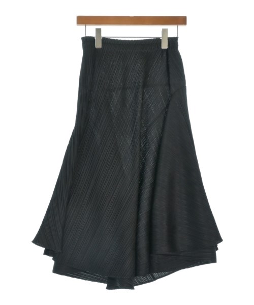 PLEATS PLEASE(プリーツプリーズ)ロング・マキシ丈スカート 黒 サイズ:5(XXL位)/2200660726069
