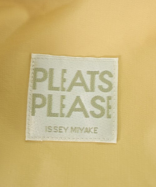 PLEATS PLEASE（プリーツプリーズ）ステンカラーコート 黄 サイズ:4(XL位) レディース/2200662986058