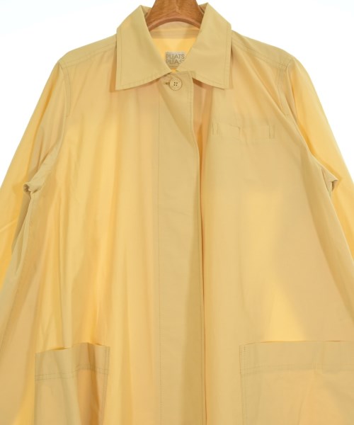 PLEATS PLEASE（プリーツプリーズ）ステンカラーコート 黄 サイズ:4(XL位) レディース/2200662986058