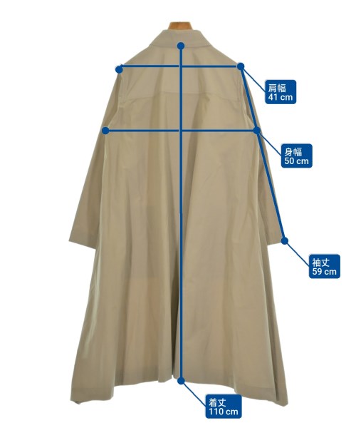 PLEATS PLEASE（プリーツプリーズ）ステンカラーコート ベージュ サイズ:4(XL位) レディース/2200662986065