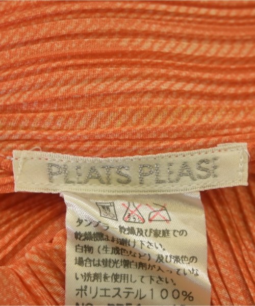 PLEATS PLEASE（プリーツプリーズ）カジュアルシャツ オレンジ サイズ:3(L位) レディース/2200662996019