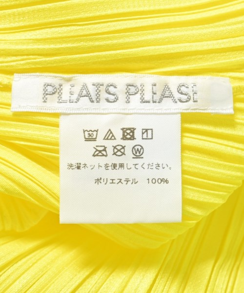 PLEATS PLEASE（プリーツプリーズ）ワンピース 黄 サイズ:2(M位) レディース/2200664063108