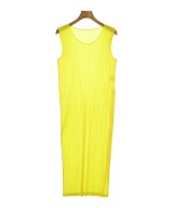 PLEATS PLEASE（プリーツプリーズ）ワンピース 黄 サイズ:2(M位) レディース/2200664063108