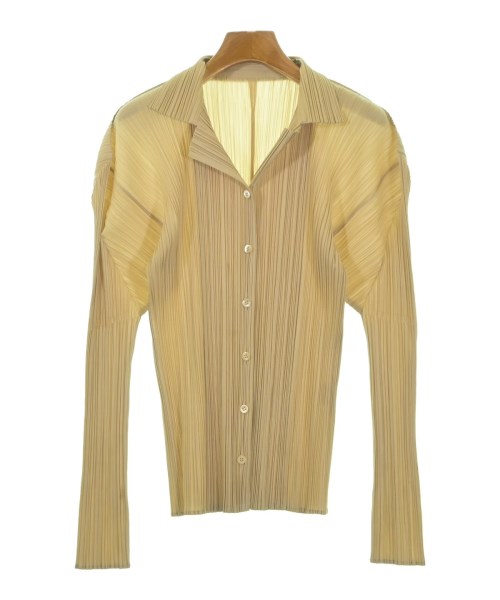PLEATS PLEASE(プリーツプリーズ)カジュアルシャツ ベージュ サイズ:4(XL位)/2200660597010