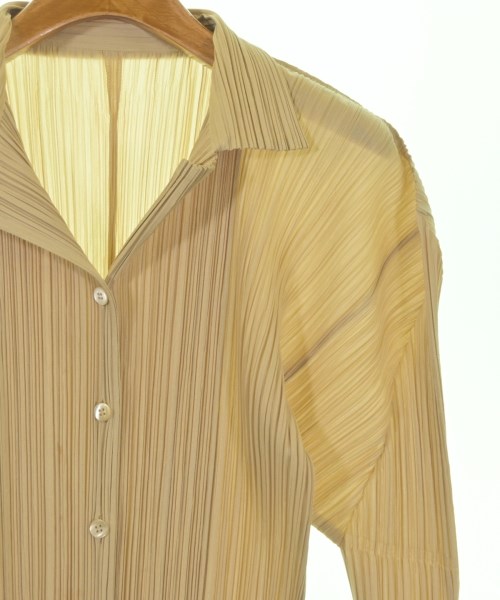 PLEATS PLEASE（プリーツプリーズ）カジュアルシャツ ベージュ サイズ:4(XL位) レディース/2200660597010