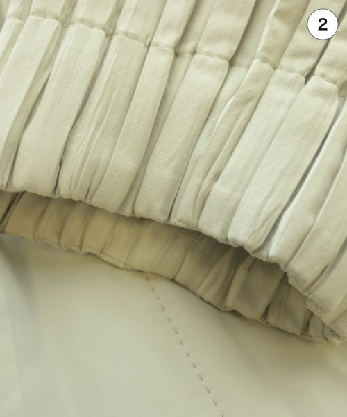 PLEATS PLEASE（プリーツプリーズ）ダウンコート ベージュ サイズ:F レディース/2200664193010