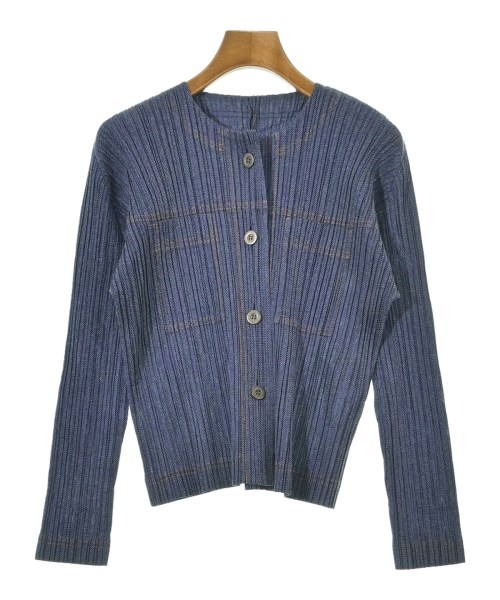 PLEATS PLEASE(プリーツプリーズ)テーラードジャケット 紺 サイズ:-(XS位)/2200664193089