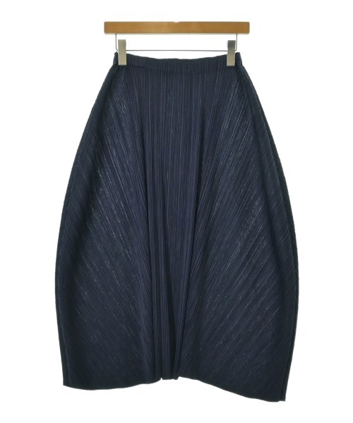 PLEATS PLEASE（プリーツプリーズ）ロング・マキシ丈スカート 紺 サイズ:2(M位) レディース/2200665780028