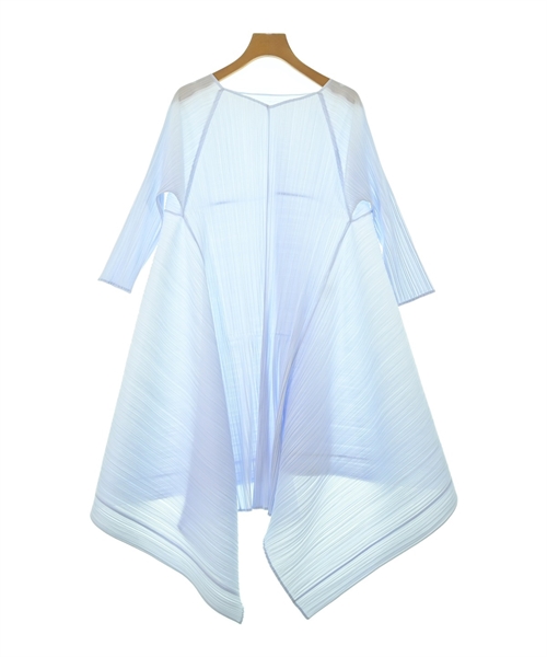 PLEATS PLEASE(プリーツプリーズ)ワンピース 青 サイズ:3(L位)/2200665932083