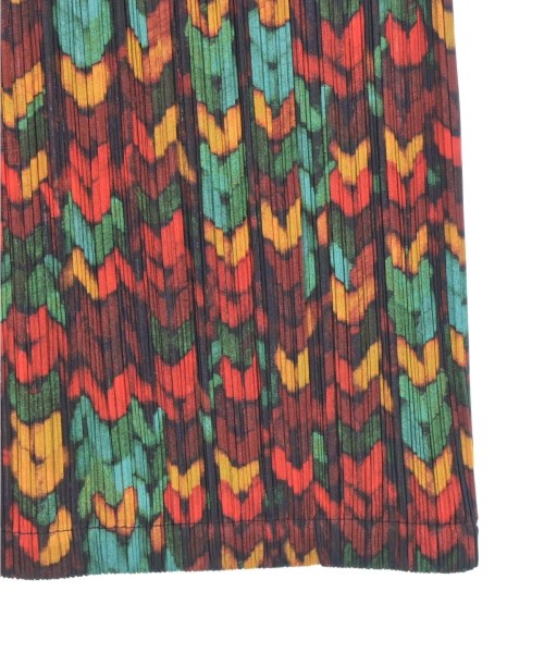 PLEATS PLEASE（プリーツプリーズ）ロング・マキシ丈スカート 茶 サイズ:3(L位) レディース/2200666657015