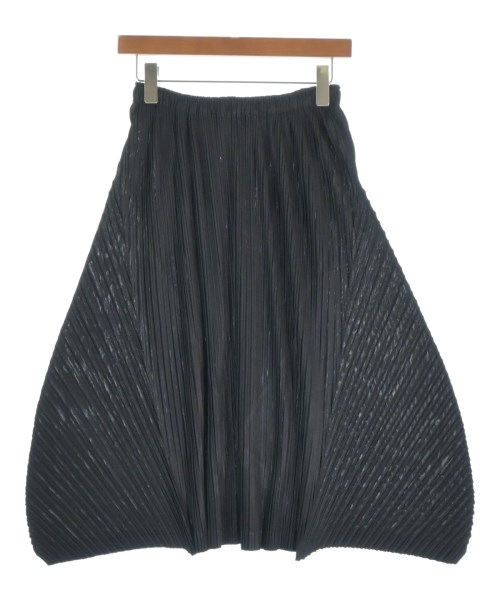 PLEATS PLEASE（プリーツプリーズ）ロング・マキシ丈スカート 黒 サイズ:5(XXL位) レディース/2200666657022