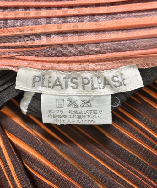 PLEATS PLEASE（プリーツプリーズ）ワンピース オレンジ サイズ:3(L位) レディース/2200666850010
