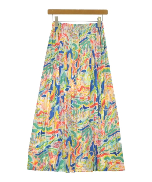 PLEATS PLEASE（プリーツプリーズ）ロング・マキシ丈スカート 白 サイズ:3(L位) レディース/2200661857076