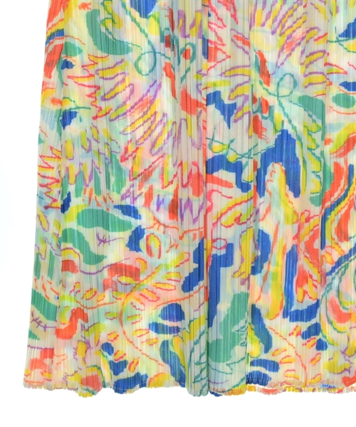 PLEATS PLEASE（プリーツプリーズ）ロング・マキシ丈スカート 白 サイズ:3(L位) レディース/2200661857076