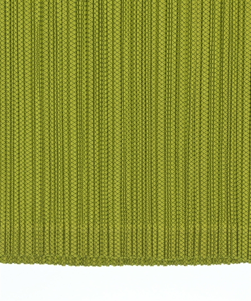 PLEATS PLEASE（プリーツプリーズ）ロング・マキシ丈スカート 緑 サイズ:3(L位) レディース/2200667268029