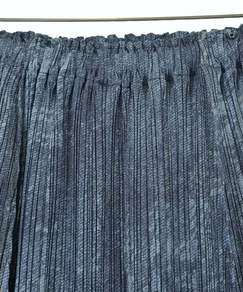PLEATS PLEASE（プリーツプリーズ）ロング・マキシ丈スカート 紺 サイズ:4(XL位) レディース/2200667268036