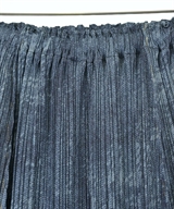 PLEATS PLEASE（プリーツプリーズ）ロング・マキシ丈スカート 紺 サイズ:4(XL位) レディース/2200667268036