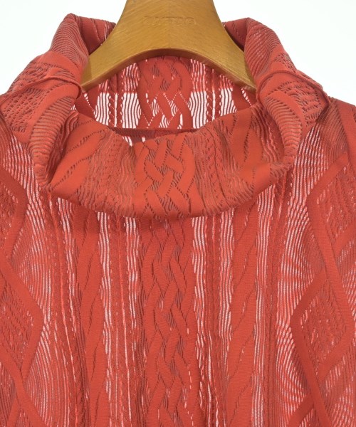 PLEATS PLEASE（プリーツプリーズ）Tシャツ・カットソー 赤 サイズ:3(L位) レディース/2200667870116