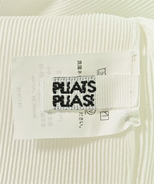 PLEATS PLEASE（プリーツプリーズ）カジュアルシャツ 白 サイズ:3(L位) レディース/2200668217101