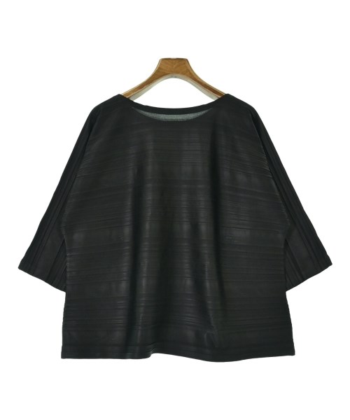 PLEATS PLEASE（プリーツプリーズ）カジュアルシャツ 黒 サイズ:3(L位) レディース/2200668220095