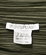 PLEATS PLEASE（プリーツプリーズ）ノーカラージャケット カーキ サイズ:4(XL位) レディース/2200668220149
