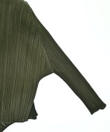 PLEATS PLEASE（プリーツプリーズ）ノーカラージャケット カーキ サイズ:4(XL位) レディース/2200668220149