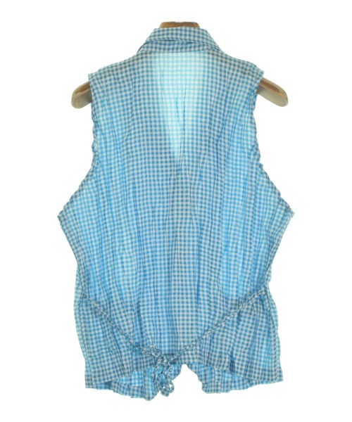 PLEATS PLEASE（プリーツプリーズ）カジュアルシャツ 青 サイズ:3(L位) レディース/2200669510096