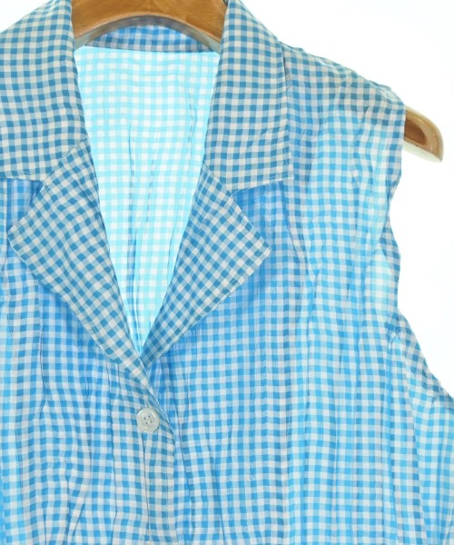 PLEATS PLEASE（プリーツプリーズ）カジュアルシャツ 青 サイズ:3(L位) レディース/2200669510096