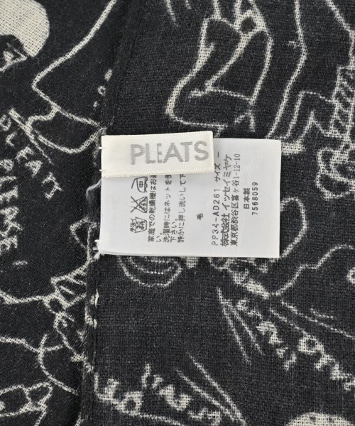 PLEATS PLEASE（プリーツプリーズ）ストール 黒 サイズ:- レディース/2200669949056